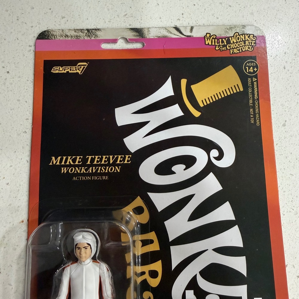 Super7 Willy Wonka Mike Teevee Wonkavision ReAction Action Figure NEW - Picture 4 of 7